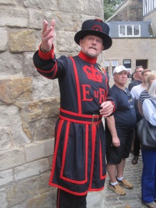 Steve, our hilarious Beefeater tour guide.
